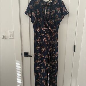 Rowa Floral Navy Jumpsuit